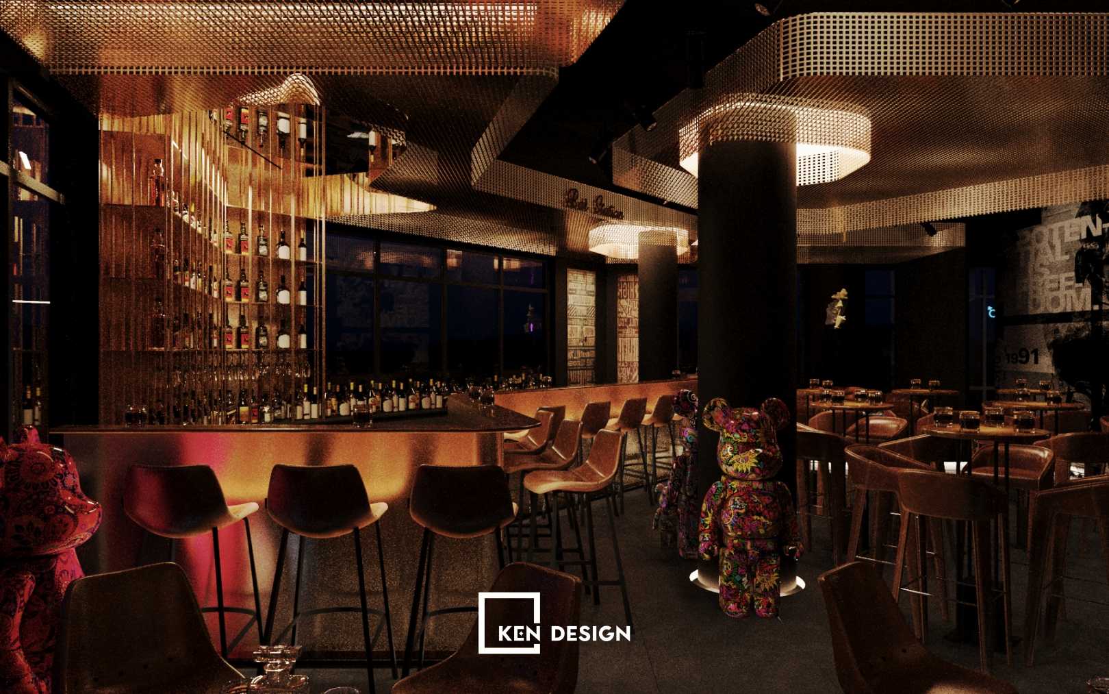 Ocean Park酒吧设计项目丨KenDesign-15