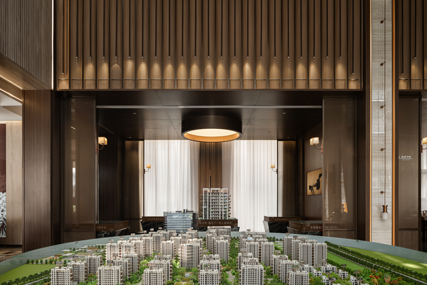 驻马店汇鑫置地青云锦绣售楼处丨中国驻马店丨太谷形上-26