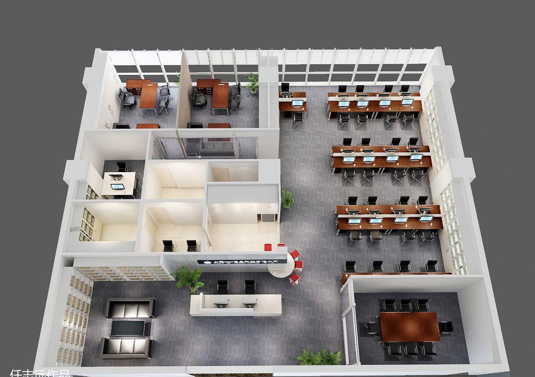 
IT办公室设计 现代风格 -3