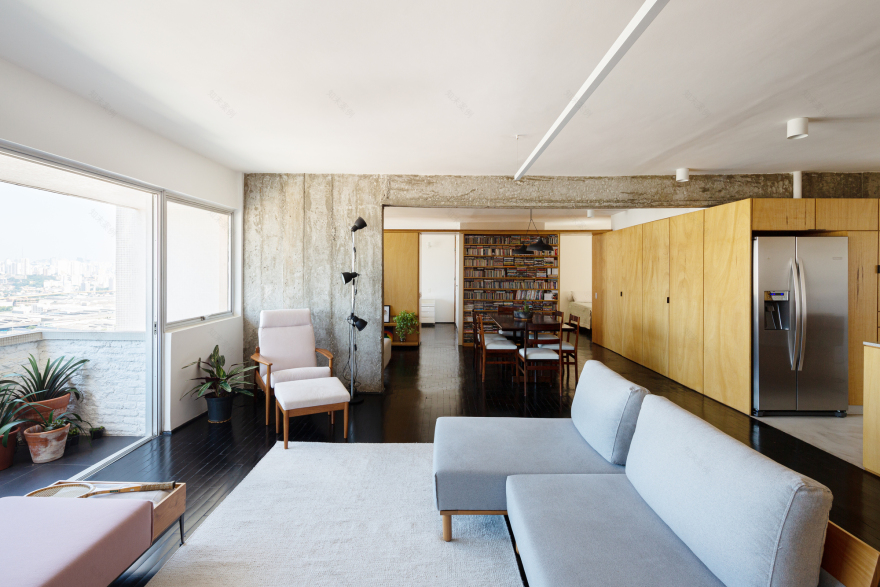 巴西 Mooca 社区 60 年代公寓的翻新之旅-21