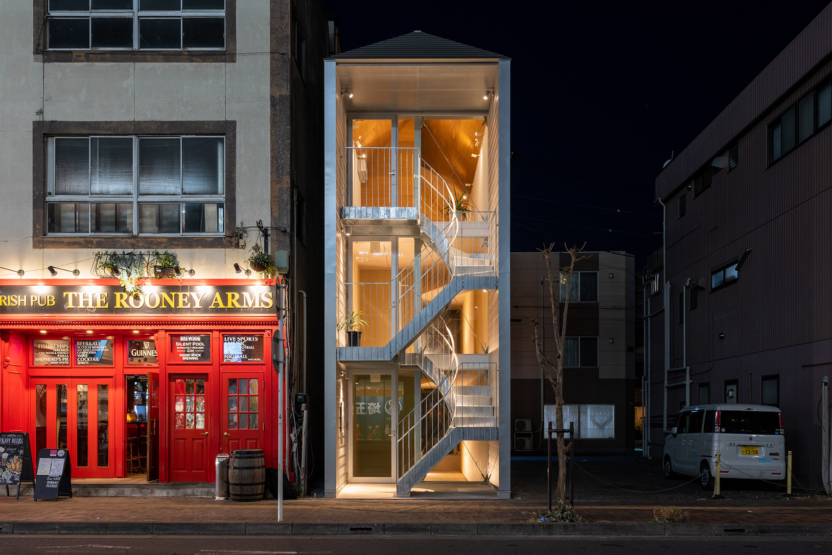 日本熊谷市“铅笔楼”丨Ono Architect Office-78