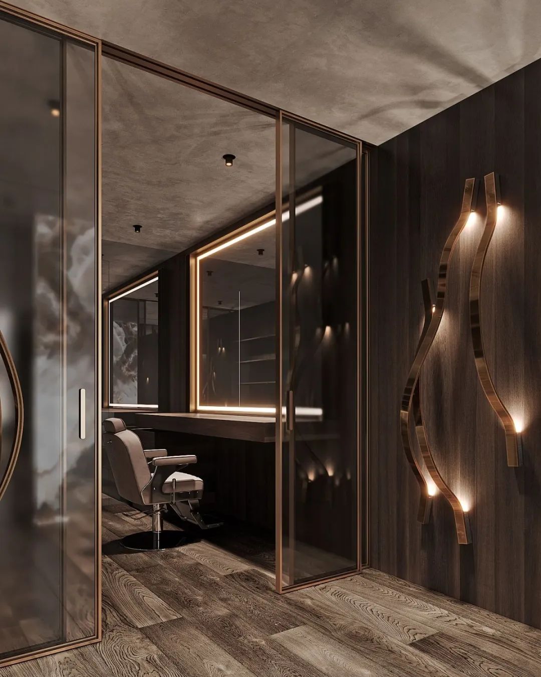 灰色奢华 · 1300㎡大宅设计丨IQOSA Architect-62