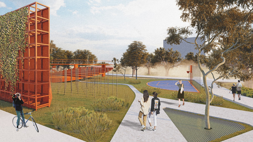 埃里温青年公园第6段(圆形公园)翻新丨亚美尼亚-33