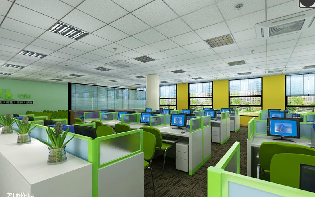 R.H 科技孵化器创新办公空间设计-0