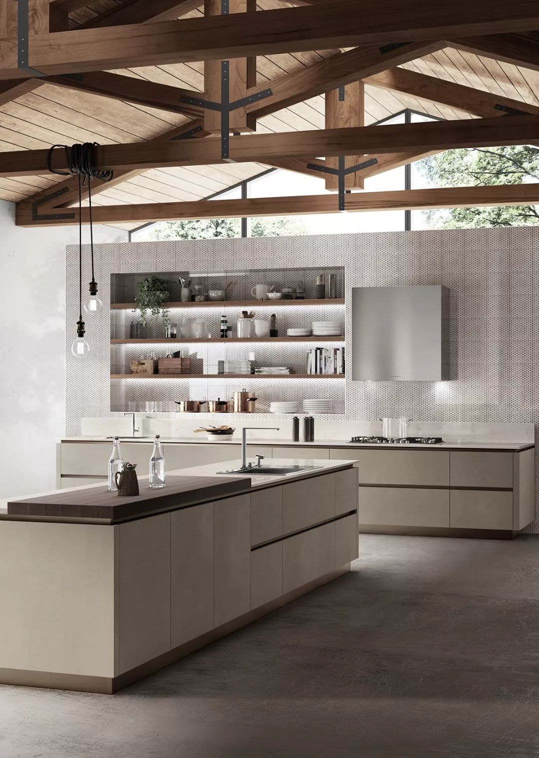 开放式厨房设计美学与实用兼具-110