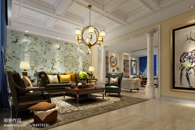 世茂铜雀台400平米别墅豪宅装修案例丨暂未提及-11