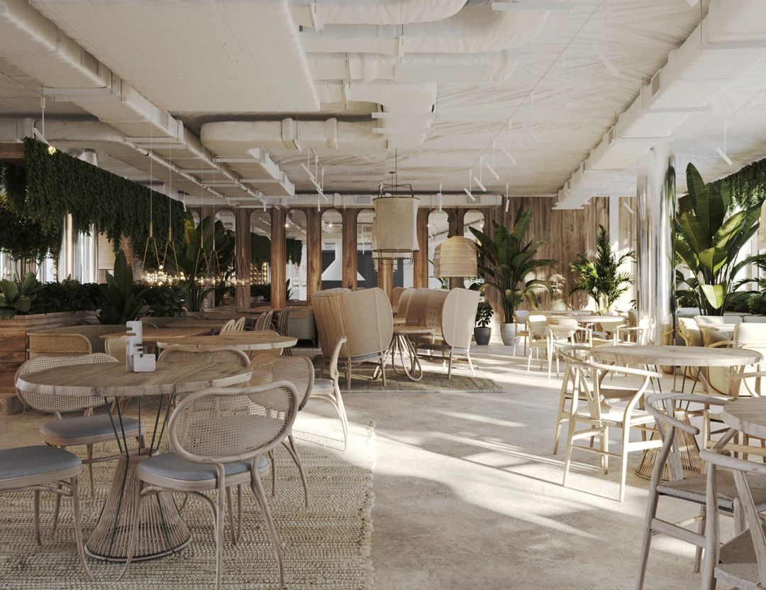 清晨柠檬水的温柔时光·西餐厅设计-12