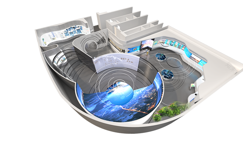 文化企业展厅设计 | 内容可视化与交互体验的融合-2