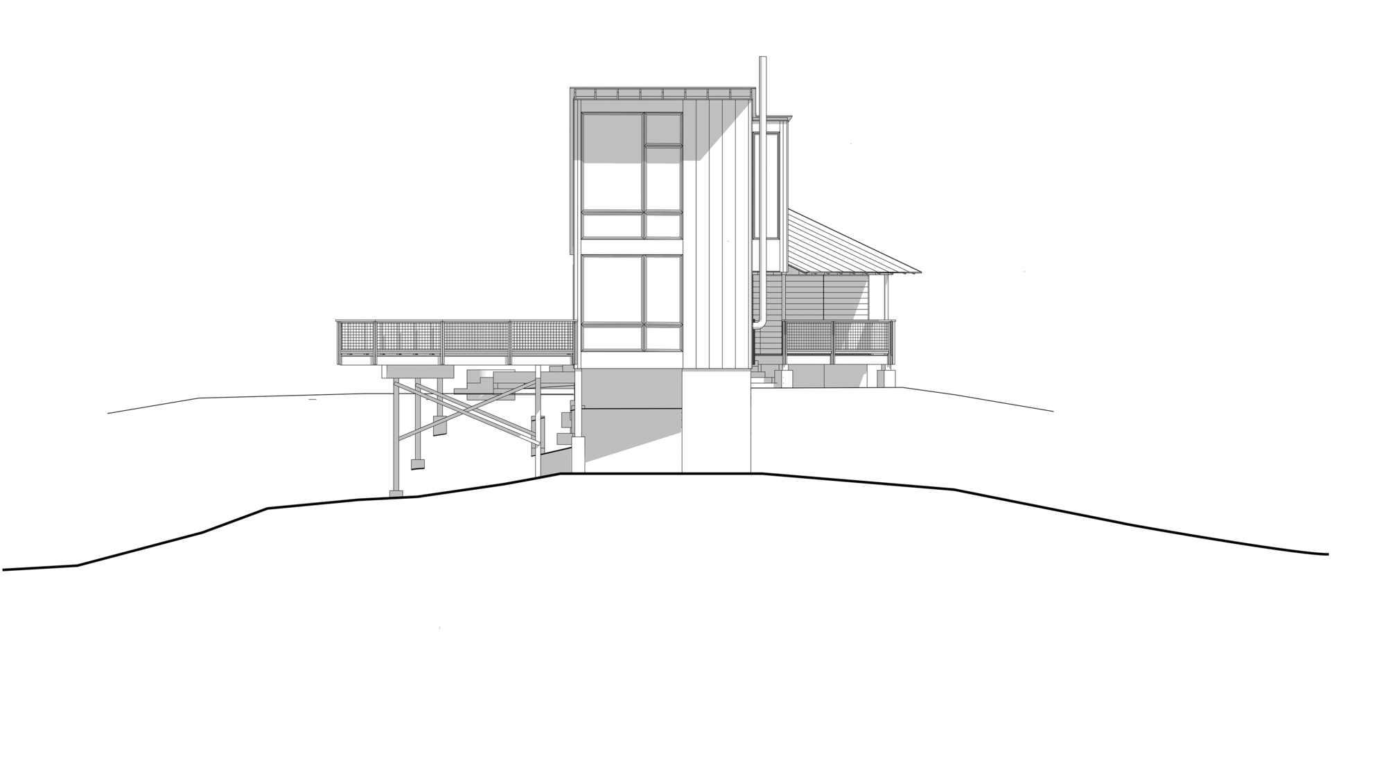小房子大棚屋丨美国丨David Van Galen Architecture-42