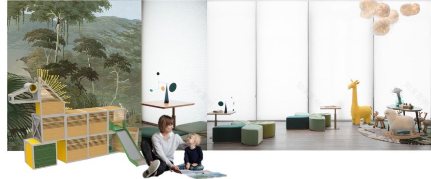 锦绣樾江府 | 河流元素贯穿的现代售楼空间-68