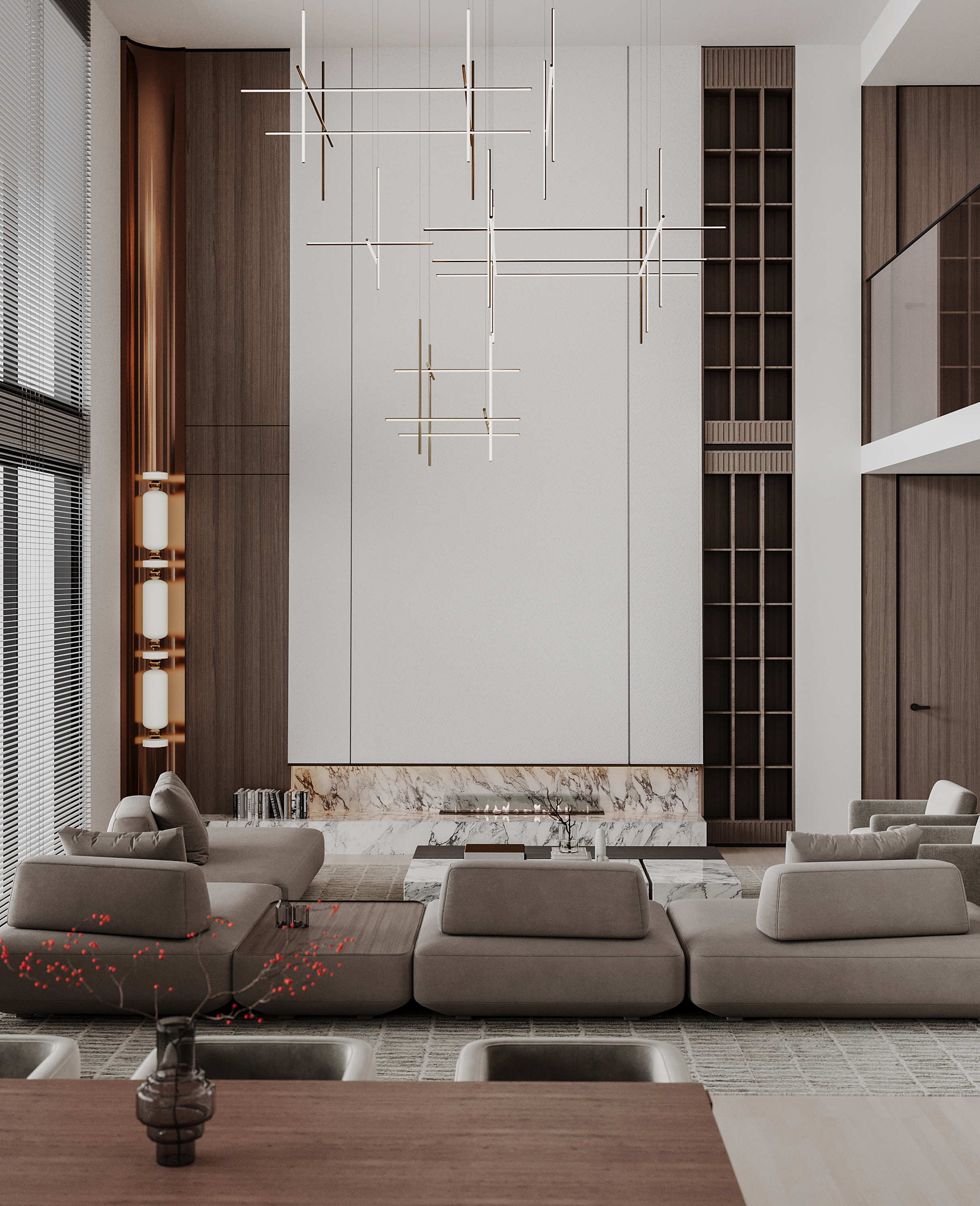 质感复式空间设计，大气简约！-0