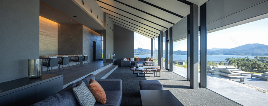 日本新出岛屿度假酒店丨松山建築設計工作室-27