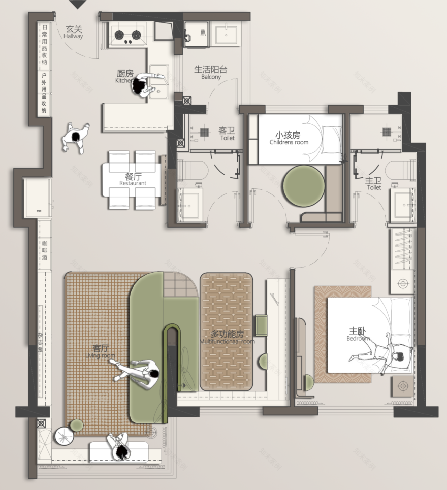 昆明万科·都会半岛99㎡&89㎡&126㎡样板间丨中国昆明丨深圳市蜜尔室内艺术设计有限公司-64