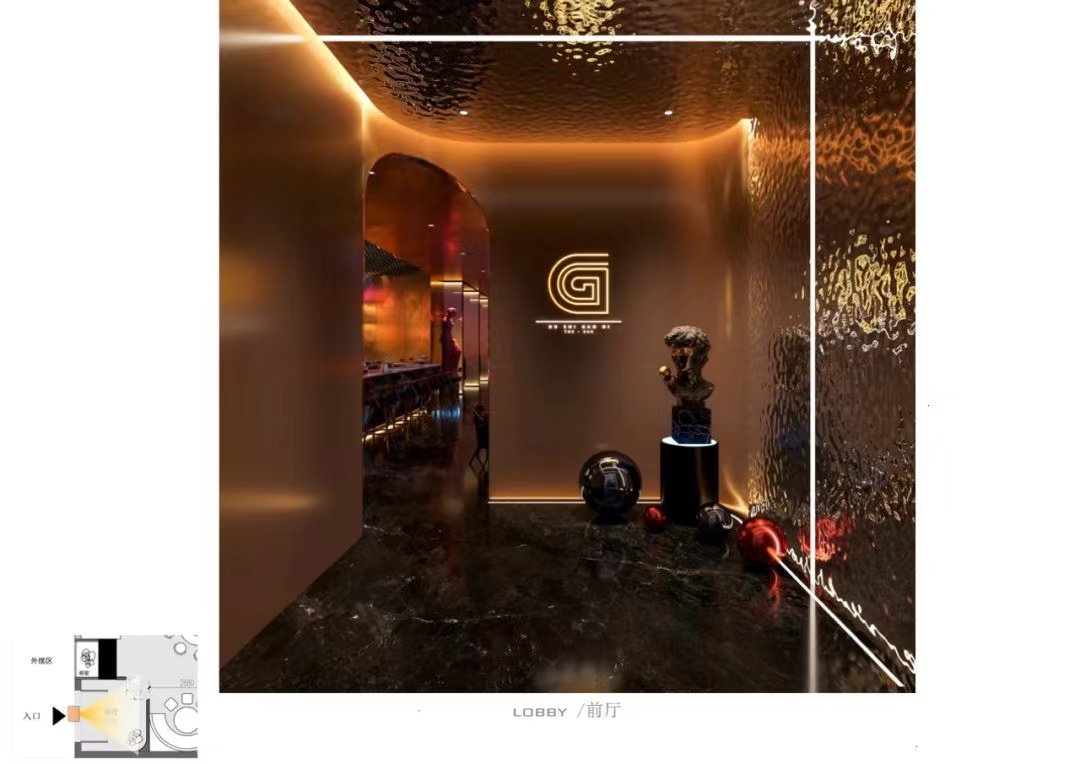 古希腊神话元素注入现代轻奢餐吧设计丨中国青海-10