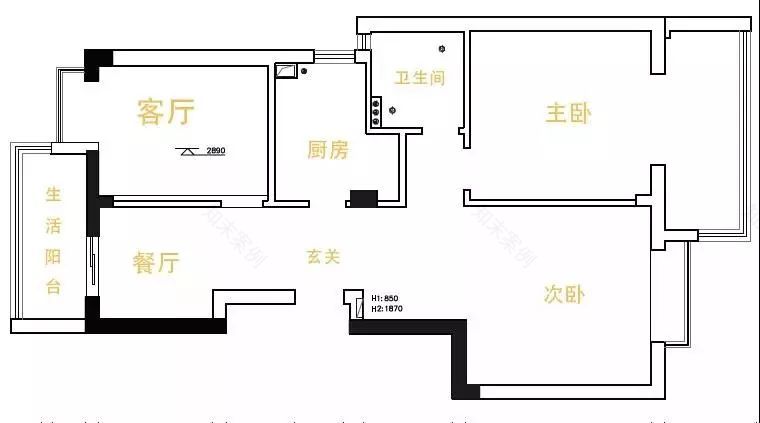 89㎡北欧极简,邂逅旧时光-10