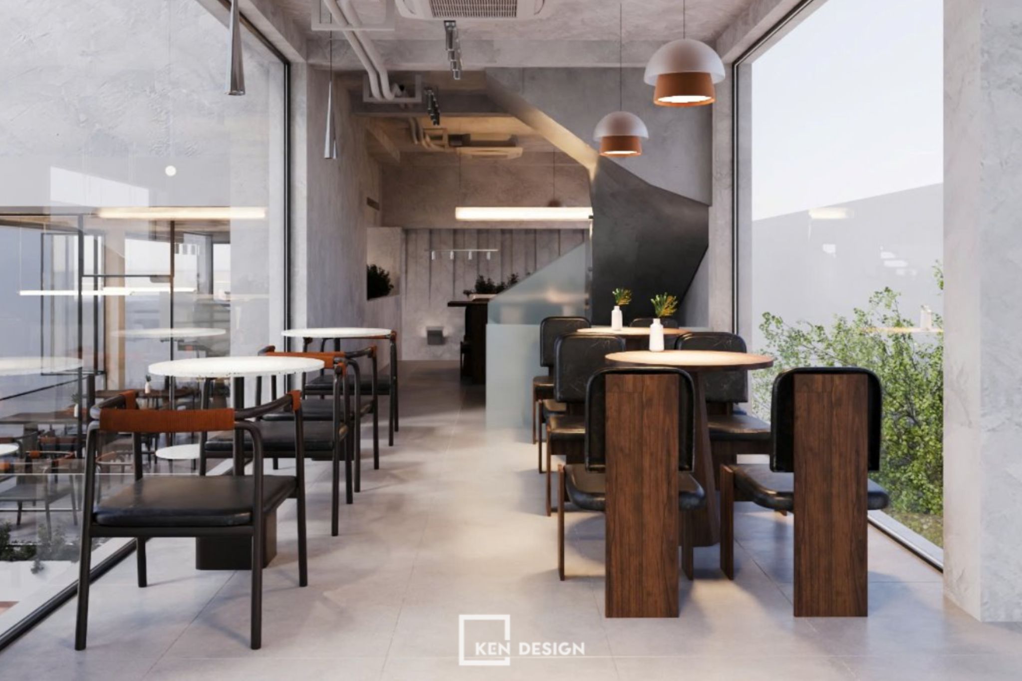 Lacati Cafe咖啡店设计项目丨越南河内丨KenDesign-71