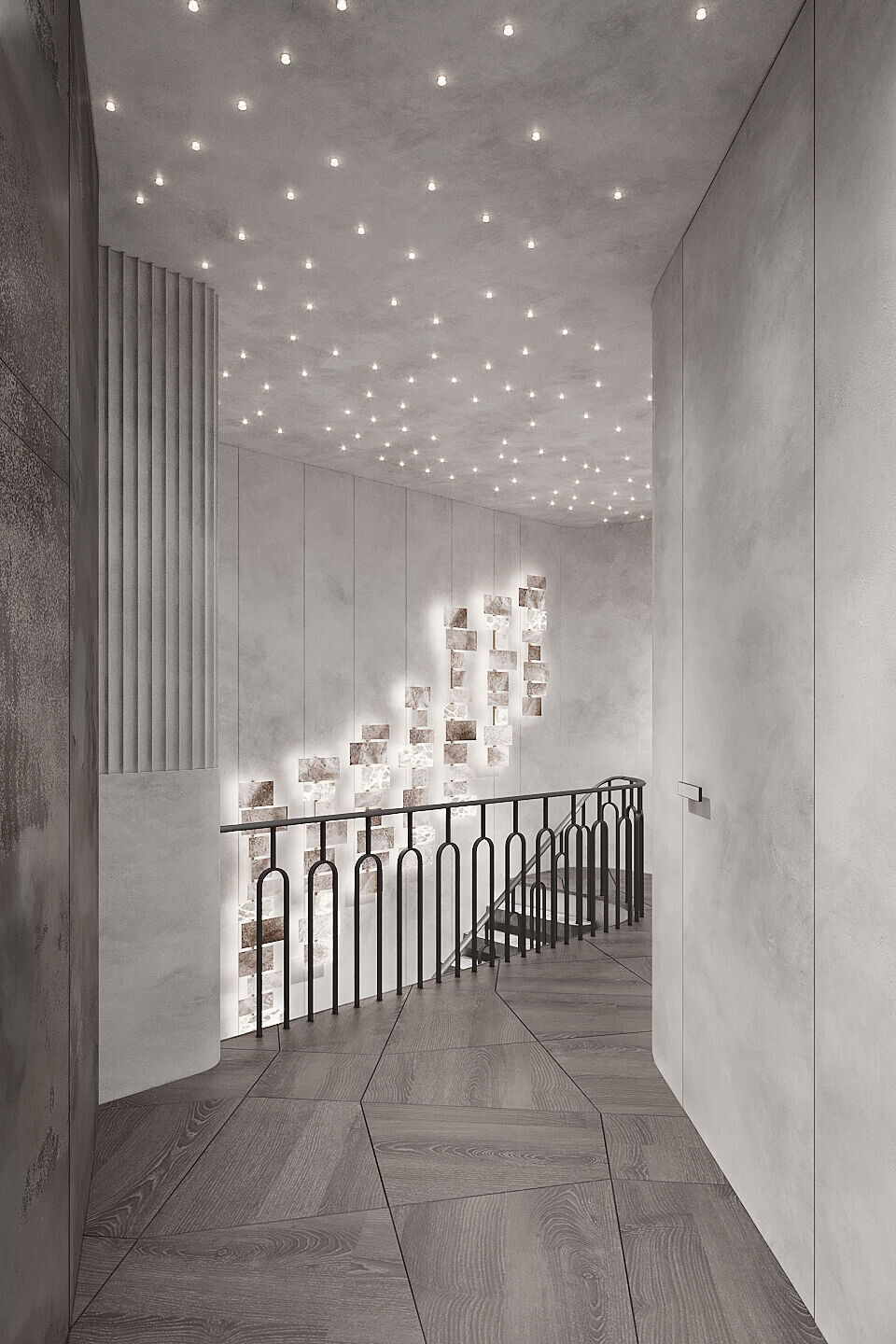 乌克兰极简黑公寓丨乌克兰基辅丨IQOSA-21