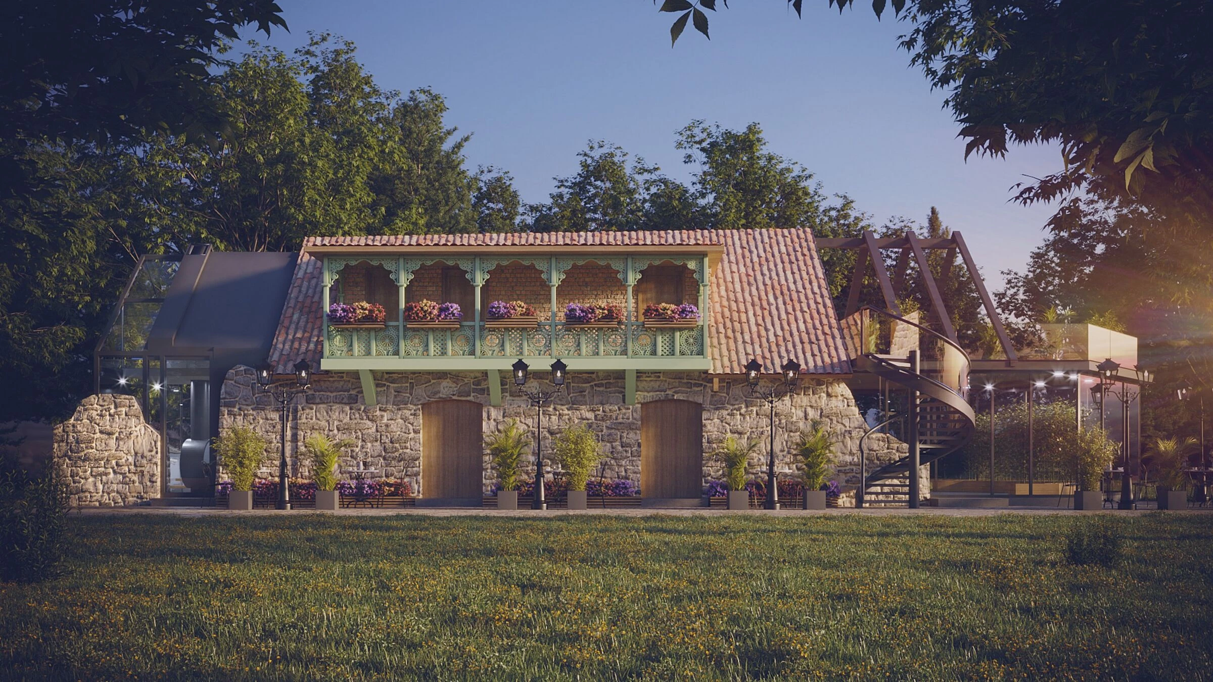 绿意盎然的山间温泉酒店-18