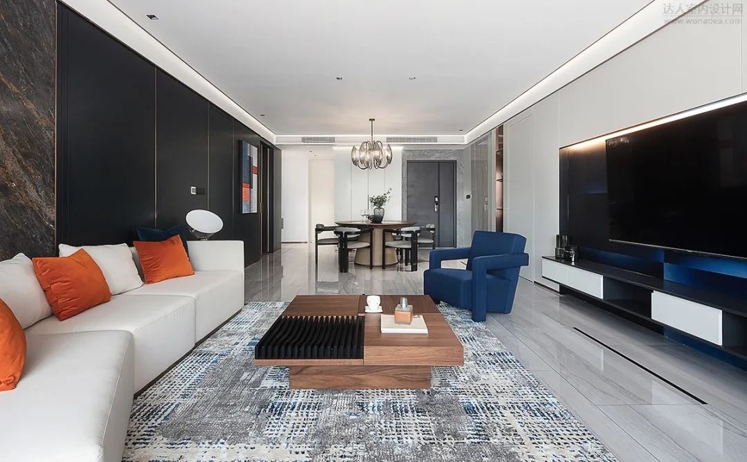 优雅时光 | 160㎡摩登私宅，艺术与生活的完美对话-6