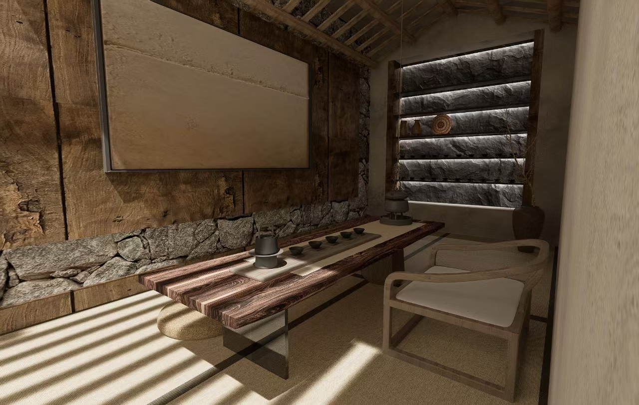 民宿旧房改造室内设计-12