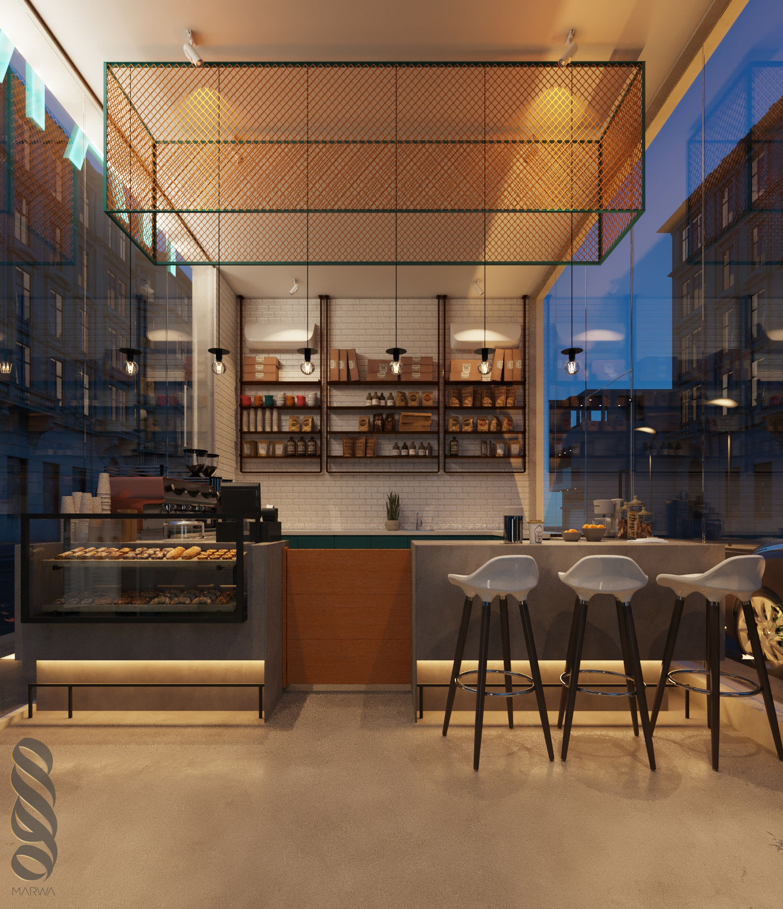 MAHU Drive Through Café 室内外设计丨沙特阿拉伯吉赞-4