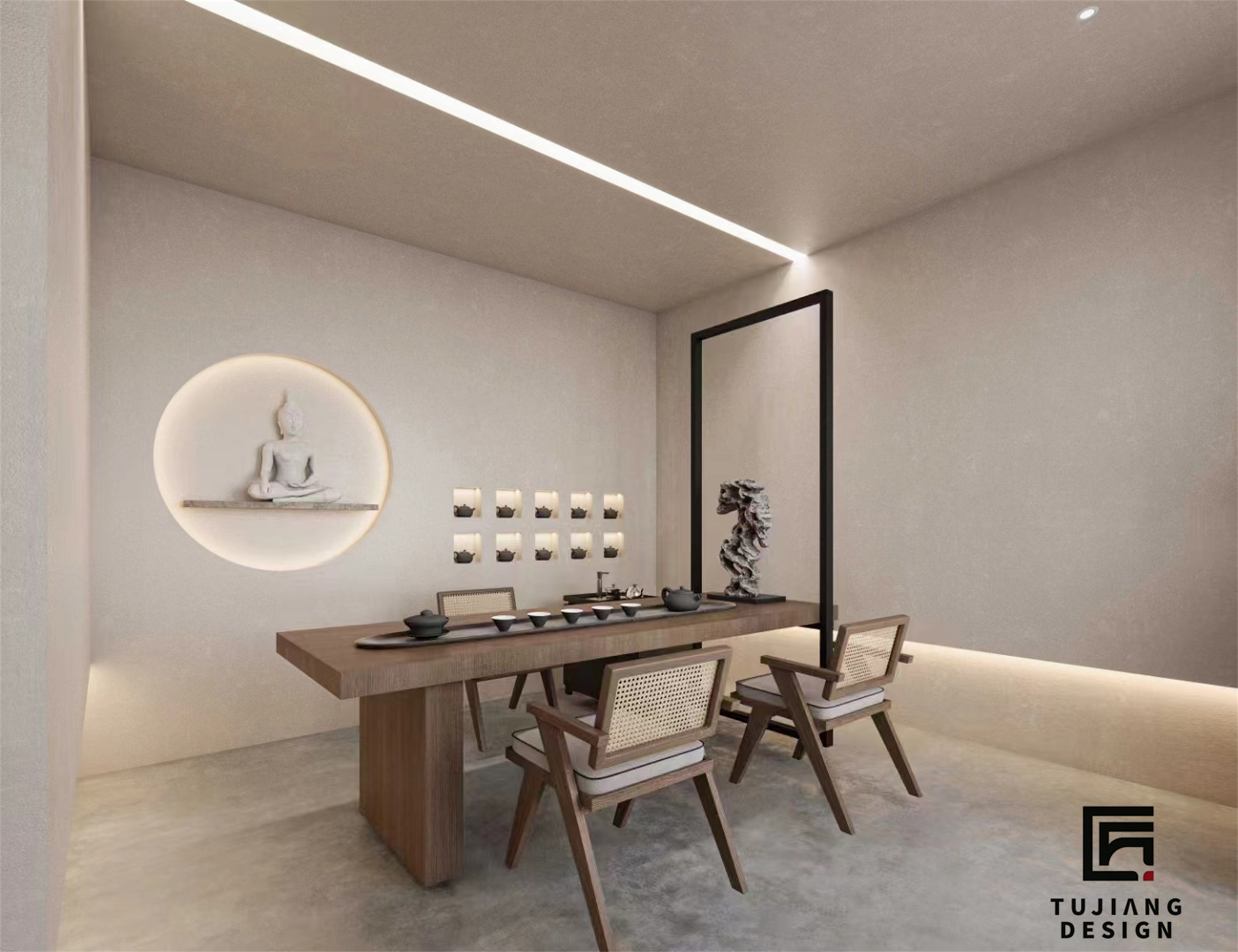 茶室设计，在时光褶皱中，寻回生活的禅意-5