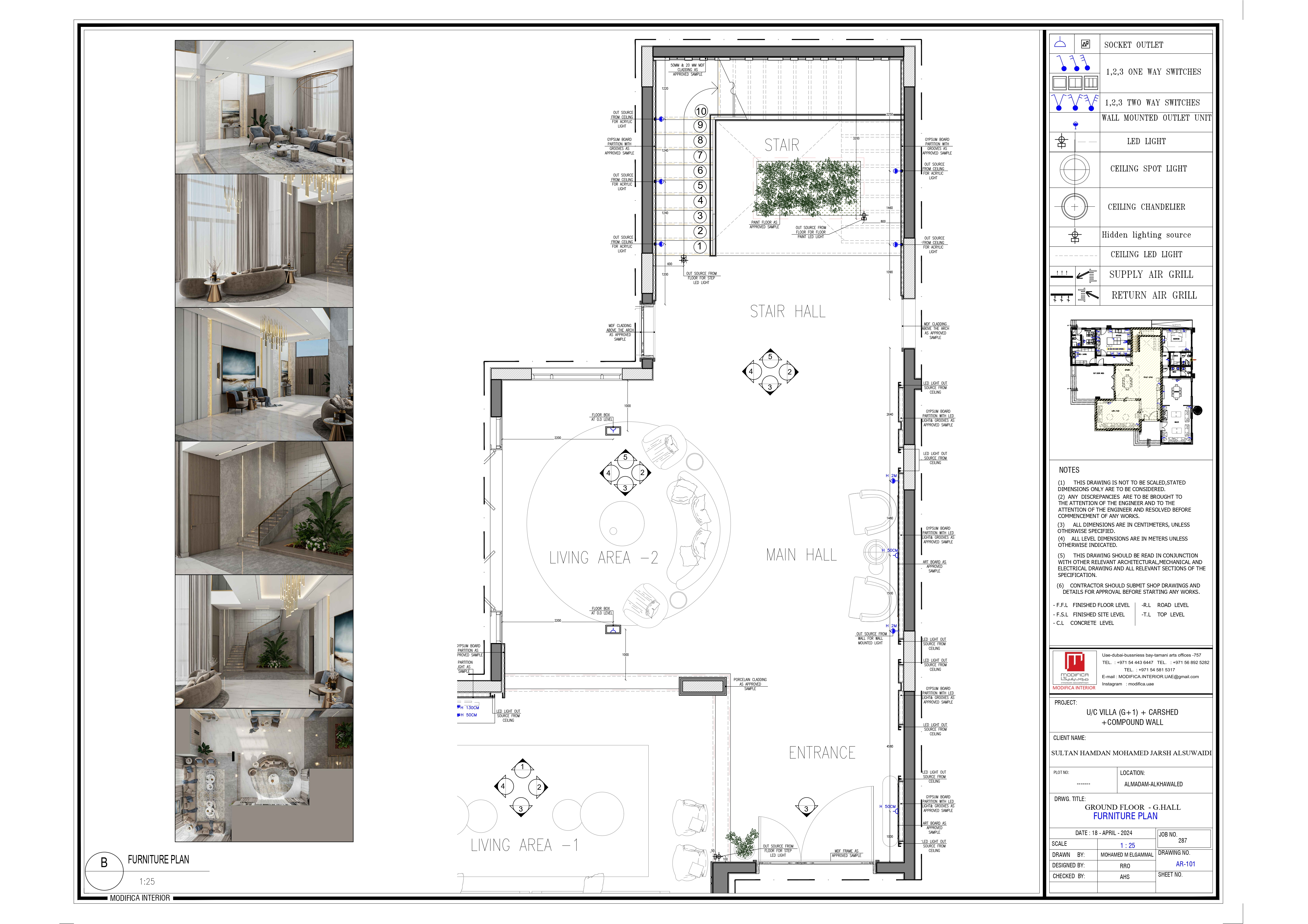 地面大厅商店图纸丨阿联酋丨MOHAMED M ELGAMMAL-12