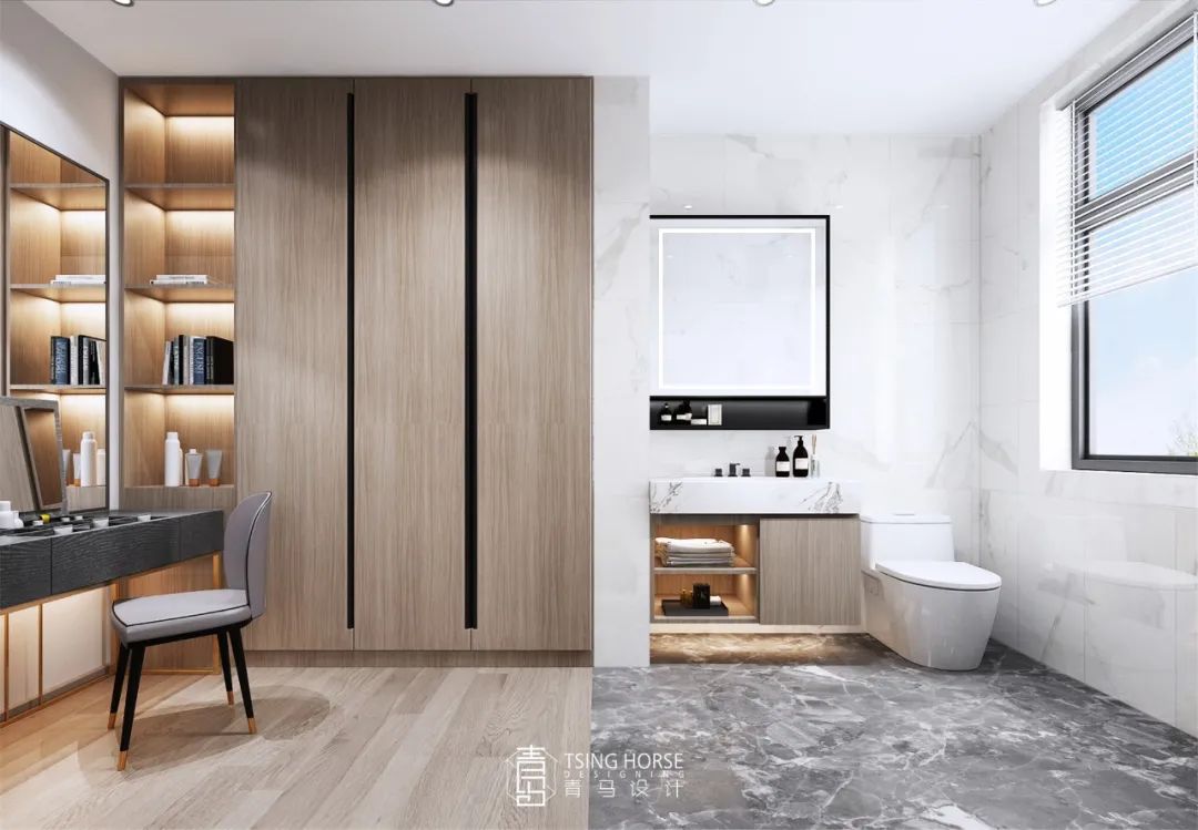 名仕花园·300㎡顶复丨青马别墅空间设计-51