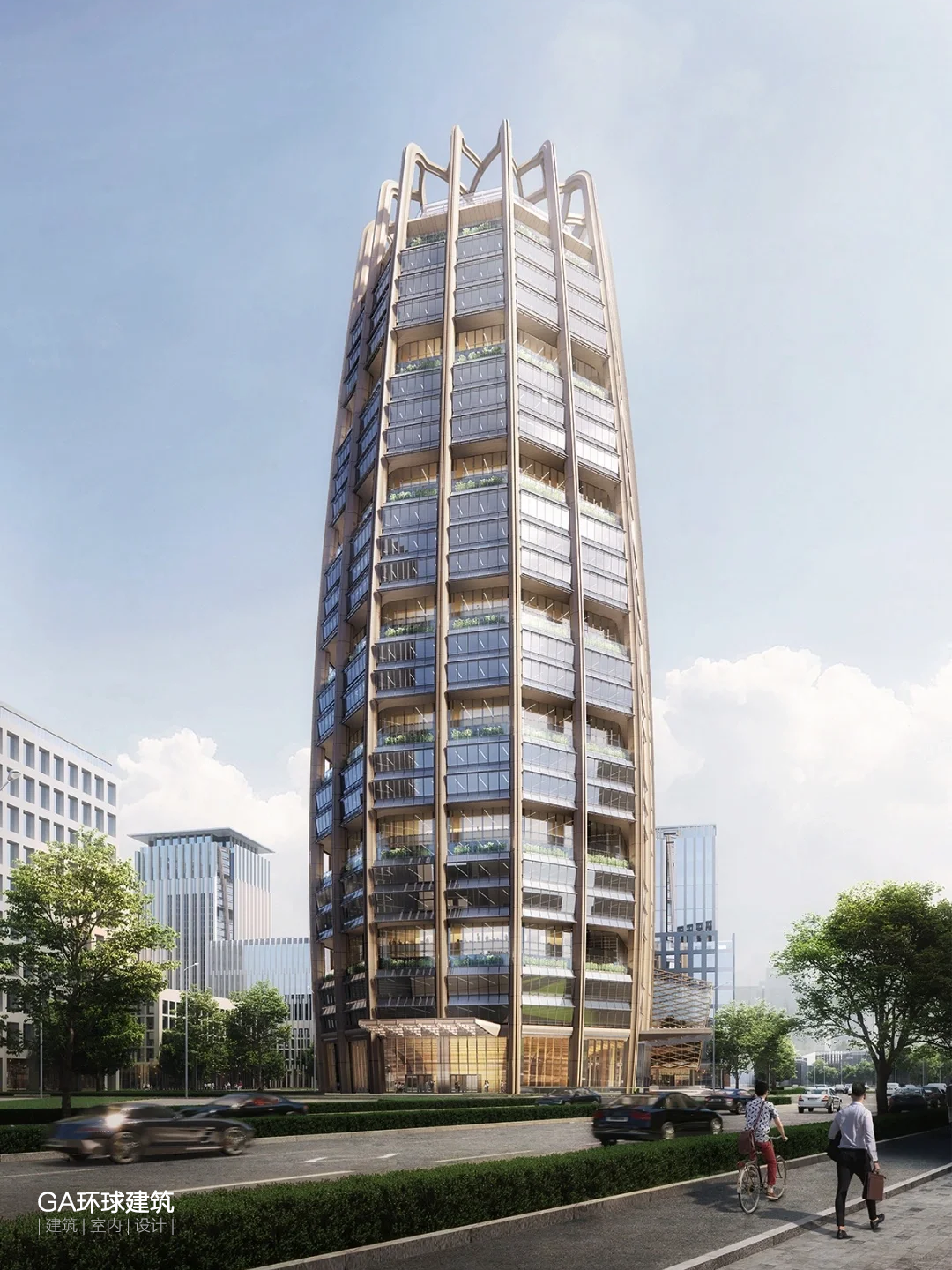 雄安新区四大央企总部建设丨SOM 事务所,同济设计集团等-12