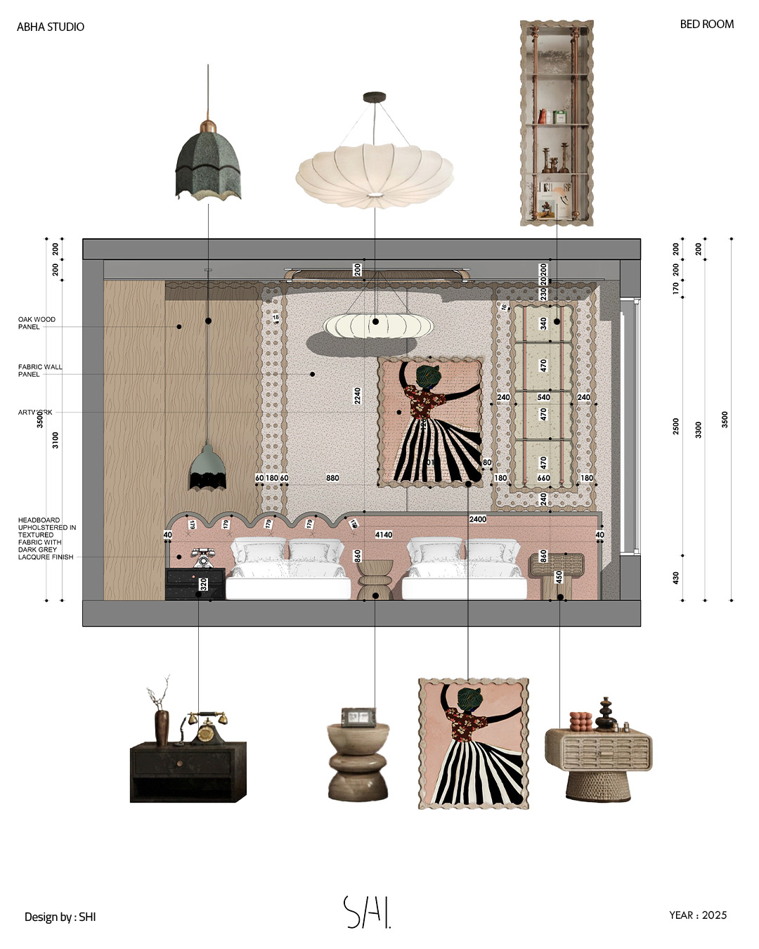 2026年 阿卜哈工作室 卧室丨沙特阿拉伯丨SHI studio-26