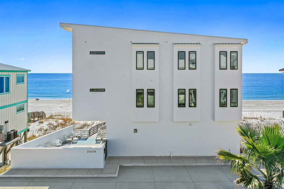 Cross Lane现代海滨住宅丨美国阿拉巴马丨Bob Chatham Custom Home Design-5