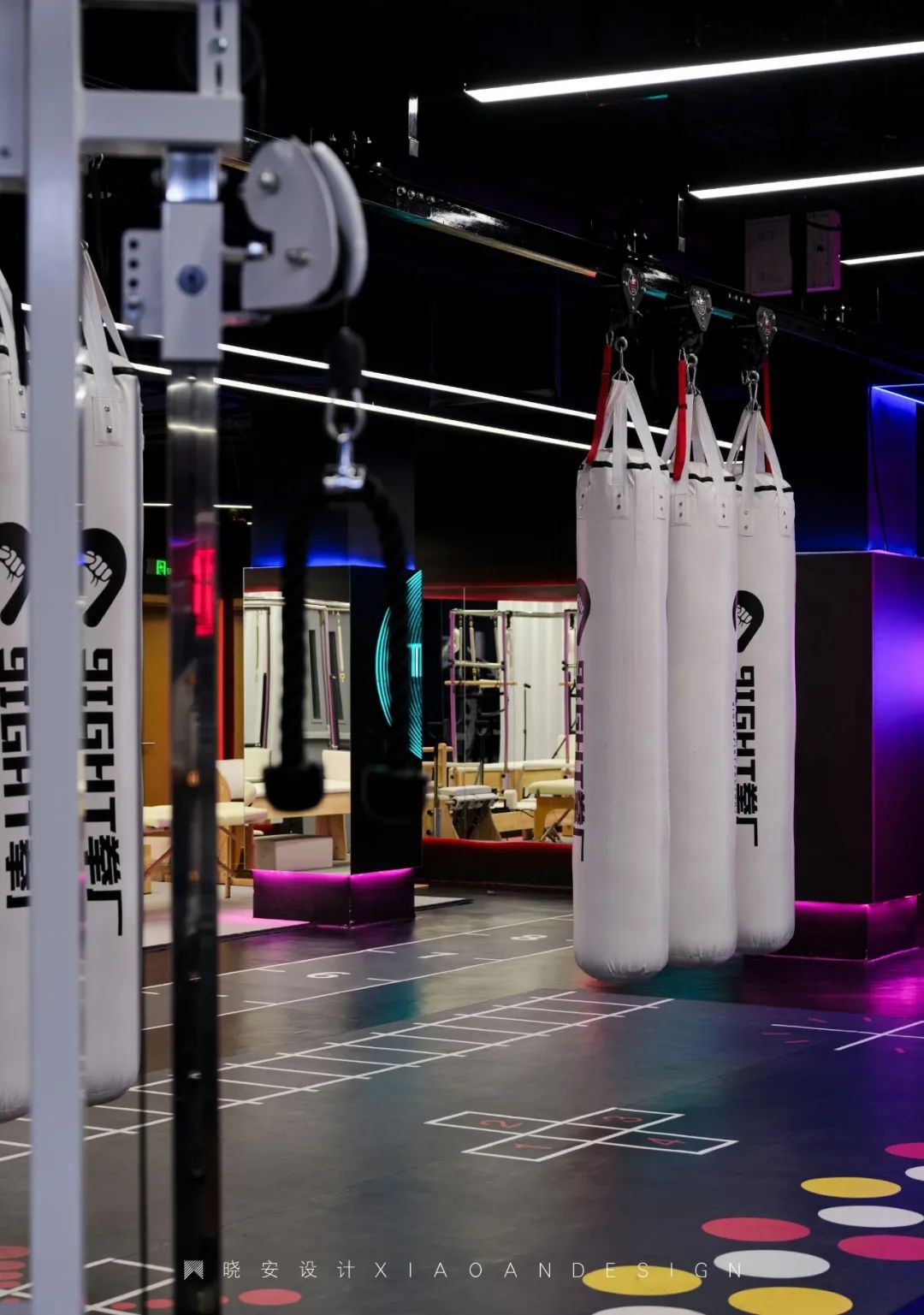 91GHT 健身房 · 运动与艺术的视觉盛宴丨晓安设计-21