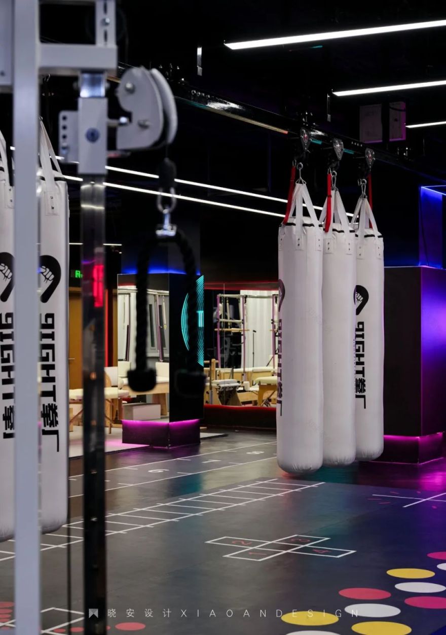91GHT 健身房 · 运动与艺术的视觉盛宴丨晓安设计-21