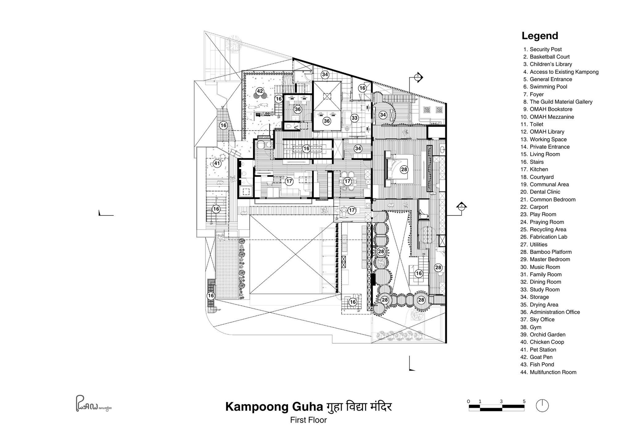 绿意盎然的别墅住宅兼工作室丨印度丨Realrich Architecture Workshop-70