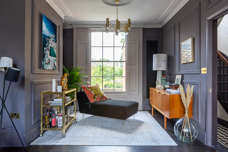 伦敦设计师之家 | 创意混搭打造四居室-7