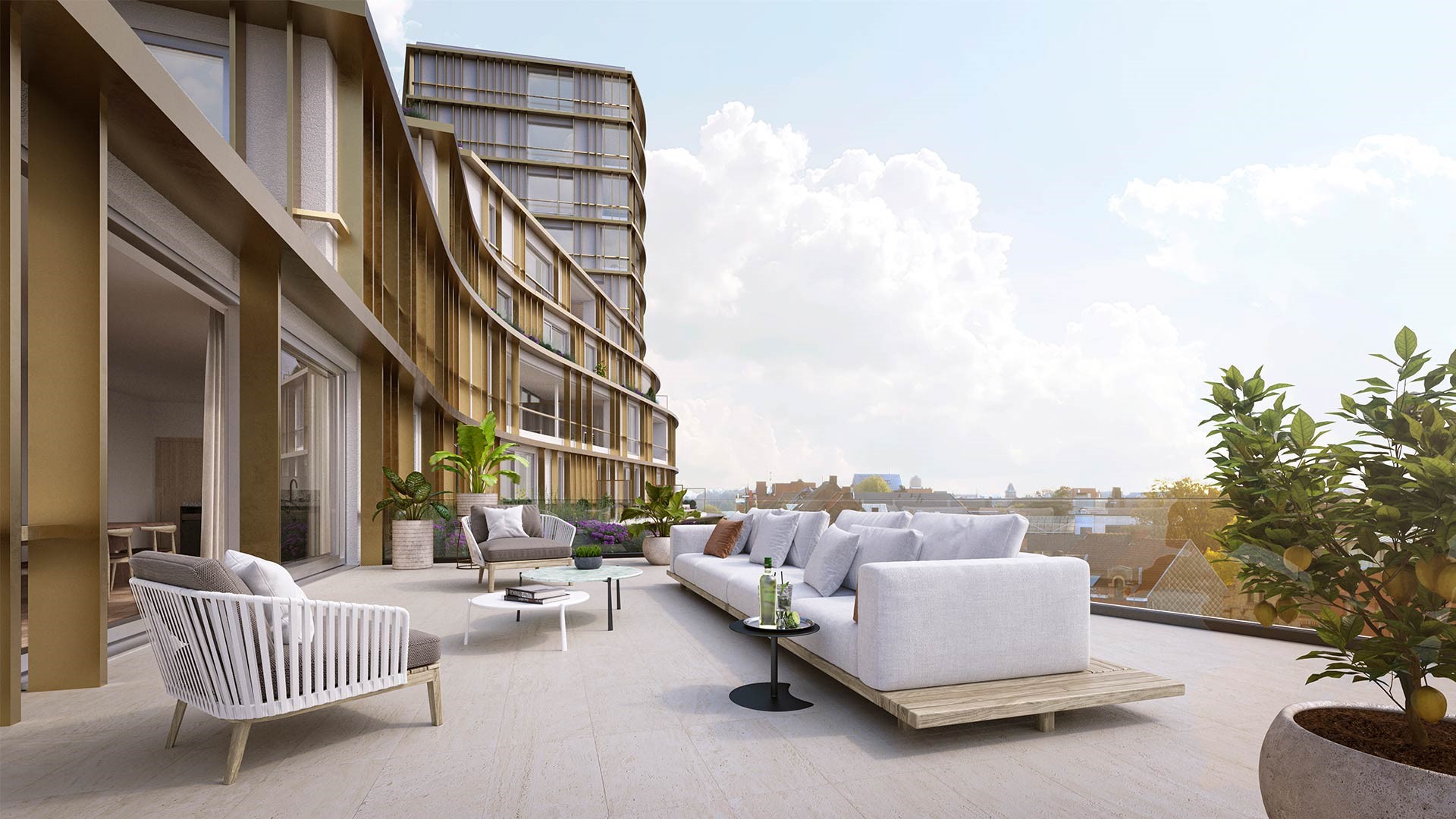 Roelevard Roeselare · 绿色峡谷中的城市更新丨B2Ai architects-15