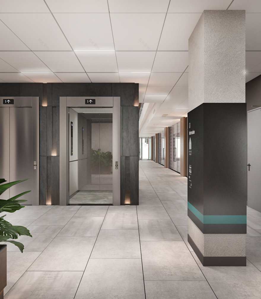 酒店大堂设计丨RedLine 设计工作室-10