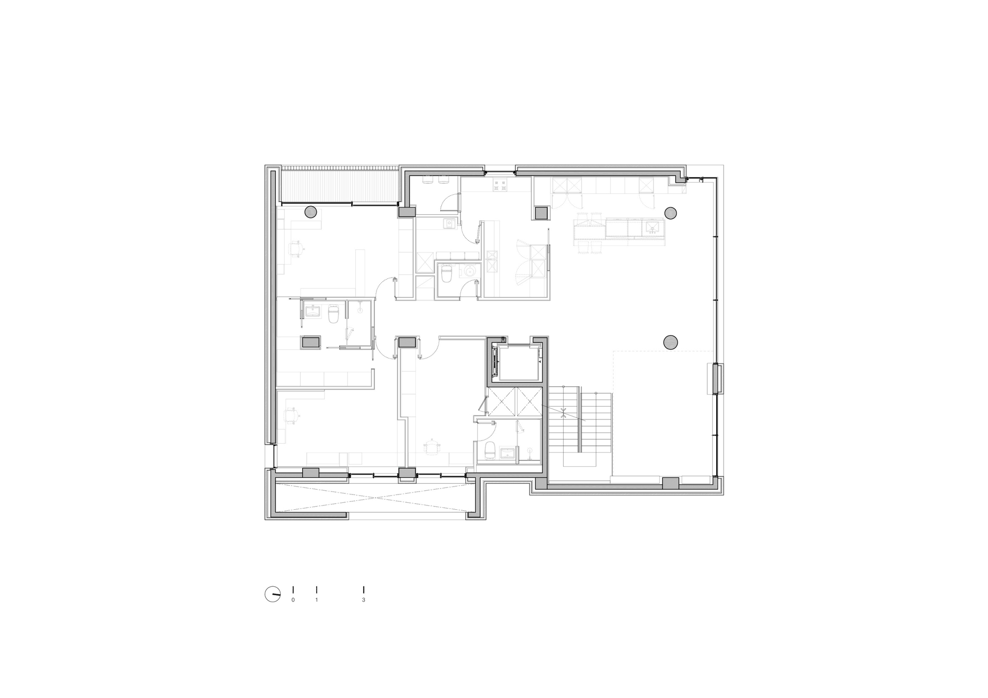 裂谷之屋丨韩国首尔丨LJL Architects-15