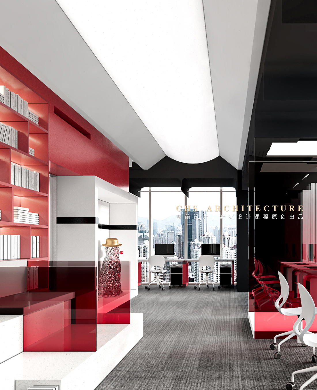 如日方升·办公室原创全案设计丨超前设计-29