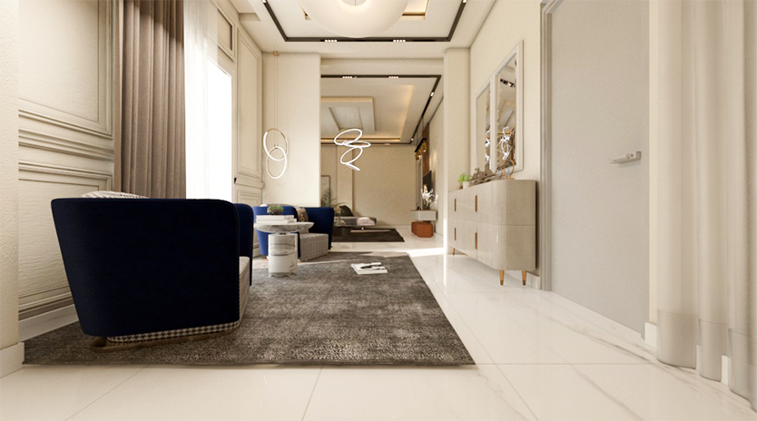 neaclassic living area design-6