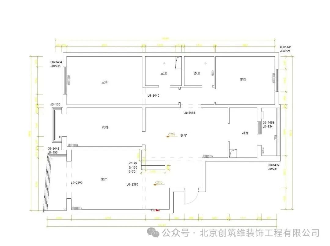 福成二期|120㎡现代简约风案例-45