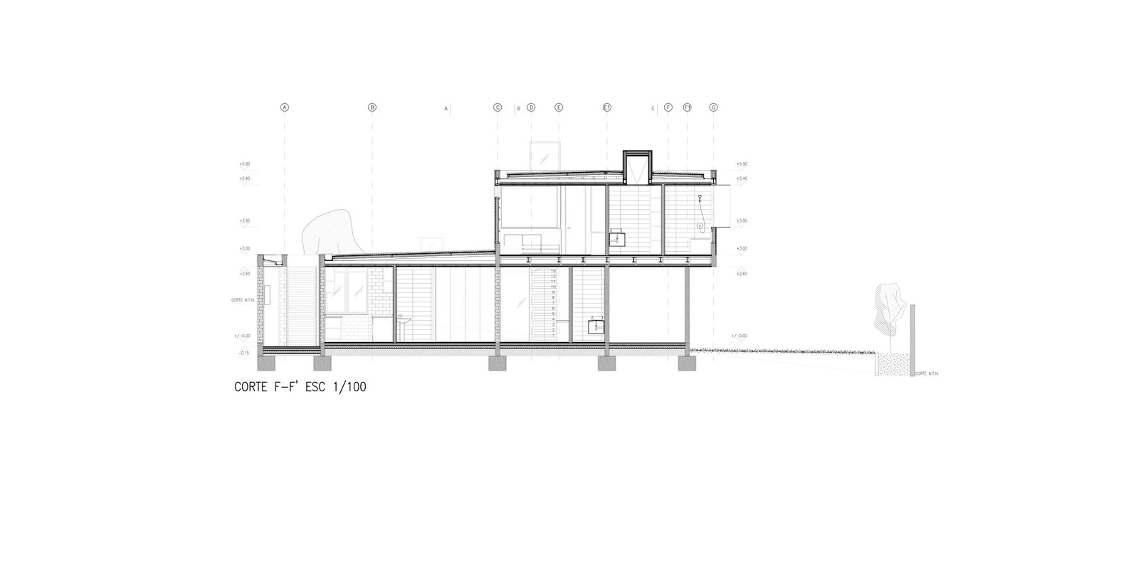 智利 IC House | 山地景观中的生态宜居设计-42