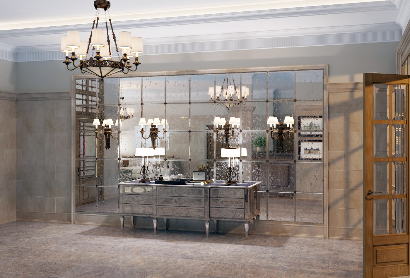 Entry way in Residence, Moscow-4