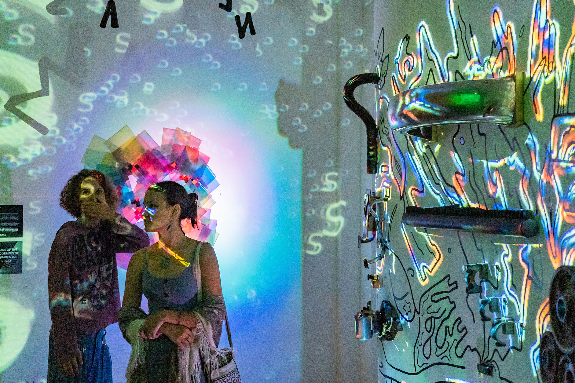 Reflections | Interactive wall Installation-13