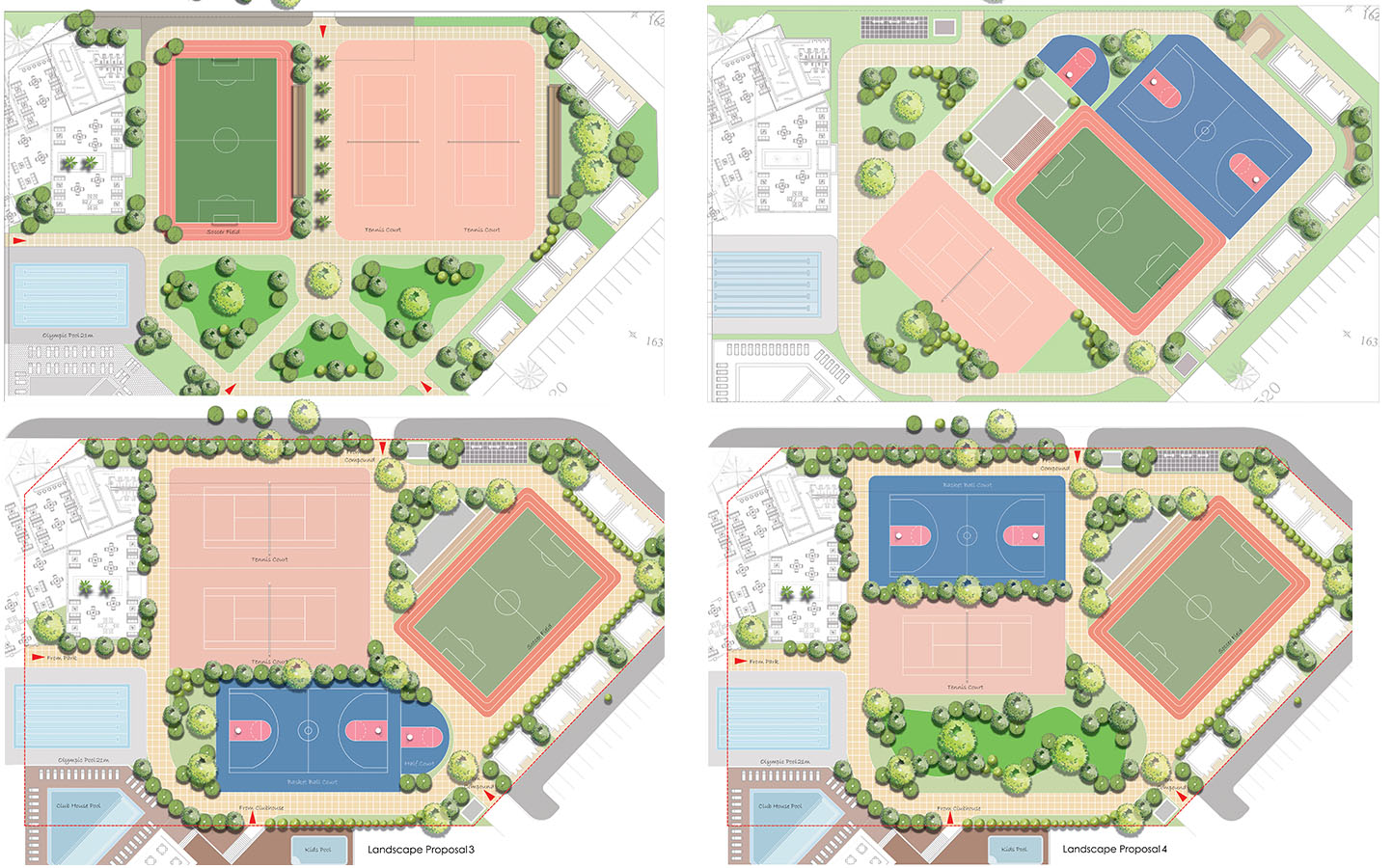 Clubhouse Design + Technical drawings + Landscape-1