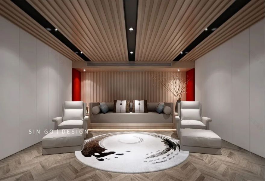 三代同堂共享天伦,550㎡现代中式别墅设计-61