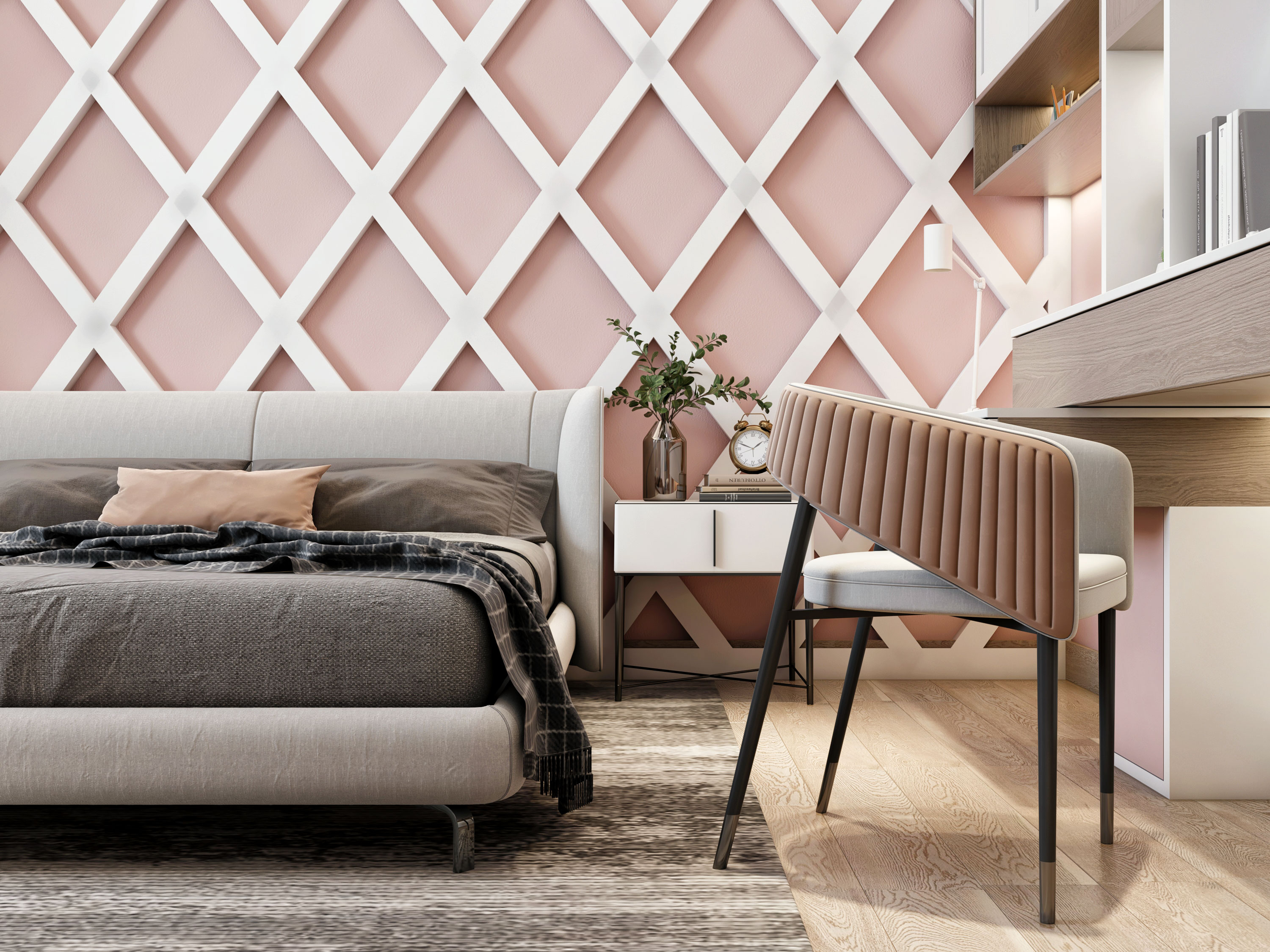 Girl Bedroom Design Project l Saudi Arabia-4