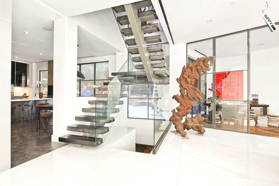 豪华别墅 现代风格美国纽约的联排别墅-8