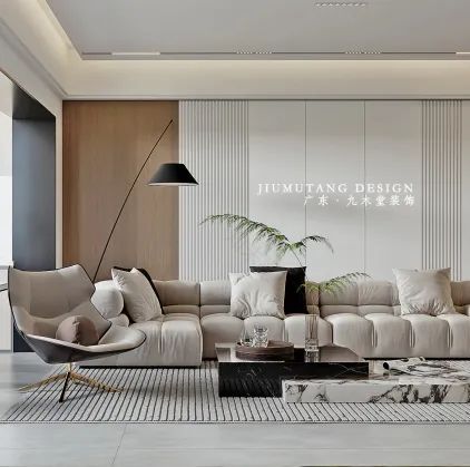 天玺湾 145㎡现代轻奢空间设计丨九木堂设计-3