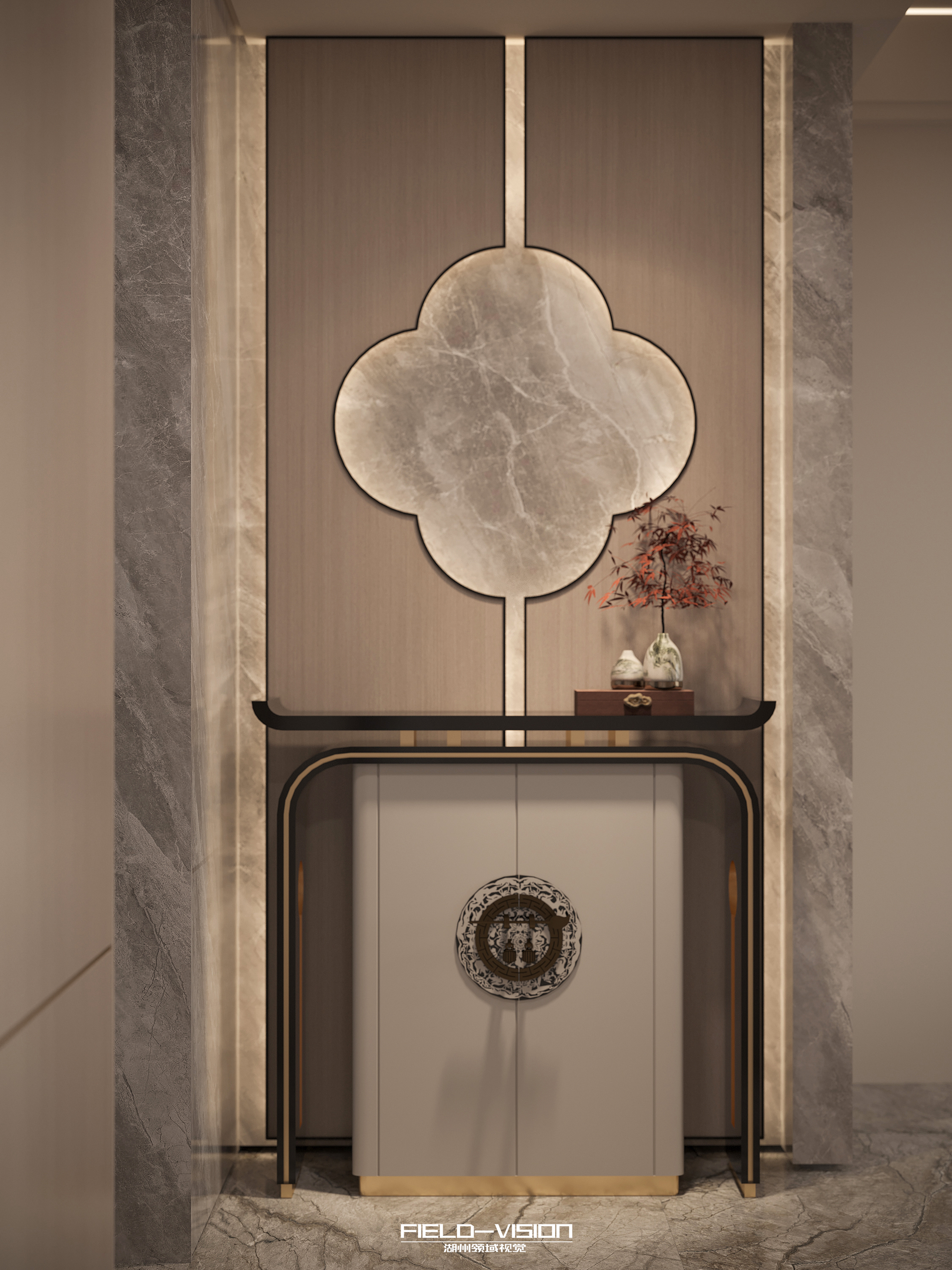 中式大平层室内设计-22